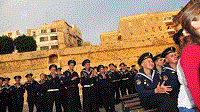Встреча коллектива школы-пансиона Malta Crown и экипажа военного корабля «Сметливый».