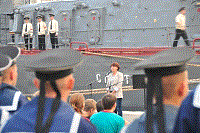 Встреча коллектива школы-пансиона Malta Crown и экипажа военного корабля «Сметливый».