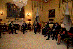Торжественный вечер в Президентском дворце, посвященный окончанию росписи купола Русской часовни