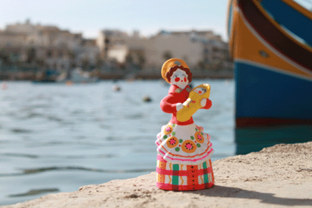 Дымковская игрушка на Мальте
