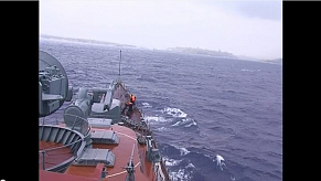 Ученики школы-пансиона "Malta Crown" встречают корабли Российского ВМФ 